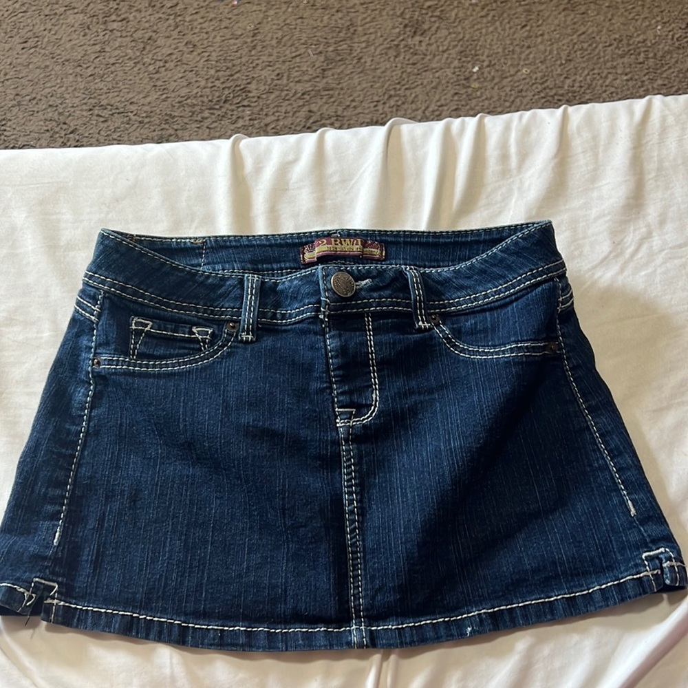 2 BW/U Jean skirt vintage.